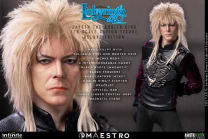 JARETH THE GOBLIN KING FIGURA 1/6 DELUXE EDITION LABYRINTH 30 CM