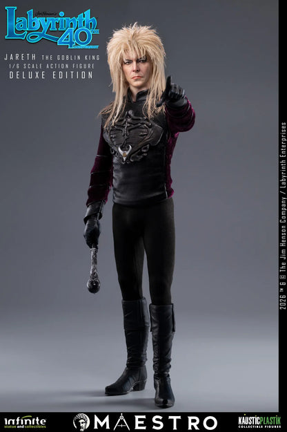 JARETH THE GOBLIN KING FIGURA 1/6 DELUXE EDITION LABYRINTH 30 CM