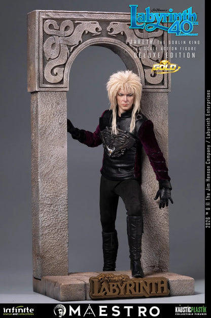 JARETH THE GOBLIN KING FIGURA 1/6 DELUXE EDITION GOLD LABYRINTH 30 CM – KAUSTIC PLASTIK