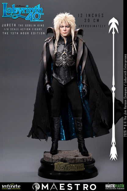JARETH THE GOBLIN KING FIGURA 1/6 THE 13TH HOUR EDITION LABYRINTH 30 CM – KAUSTIC PLASTIK