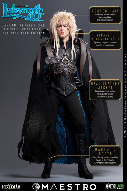 JARETH THE GOBLIN KING FIGURA 1/6 THE 13TH HOUR EDITION LABYRINTH 30 CM – KAUSTIC PLASTIK