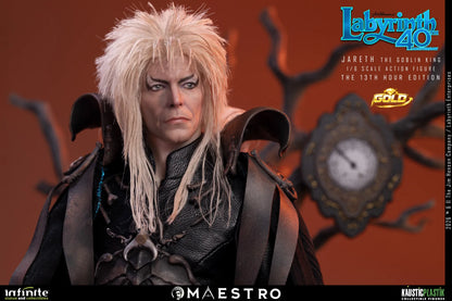 JARETH THE GOBLIN KING FIGURA 1/6 THE 13TH HOUR EDITION GOLD LABYRINTH 30 CM – KAUSTIC PLASTIK