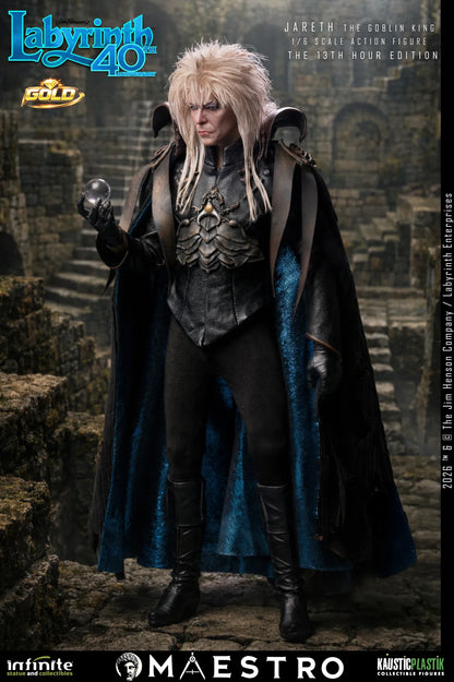 JARETH THE GOBLIN KING FIGURA 1/6 THE 13TH HOUR EDITION GOLD LABYRINTH 30 CM – KAUSTIC PLASTIK