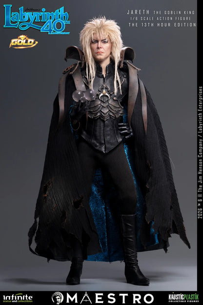 JARETH THE GOBLIN KING FIGURA 1/6 THE 13TH HOUR EDITION GOLD LABYRINTH 30 CM – KAUSTIC PLASTIK