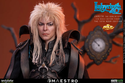 JARETH THE GOBLIN KING FIGURA 1/6 THE 13TH HOUR EDITION GOLD LABYRINTH 30 CM – KAUSTIC PLASTIK