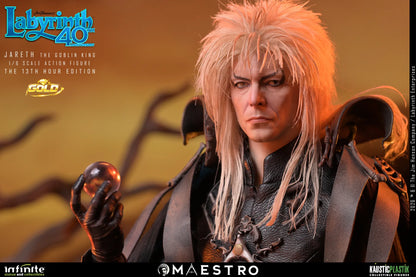 JARETH THE GOBLIN KING FIGURA 1/6 THE 13TH HOUR EDITION GOLD LABYRINTH 30 CM – KAUSTIC PLASTIK