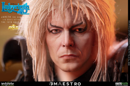 JARETH THE GOBLIN KING FIGURA 1/6 THE 13TH HOUR EDITION GOLD LABYRINTH 30 CM – KAUSTIC PLASTIK