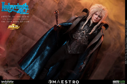 JARETH THE GOBLIN KING FIGURA 1/6 THE 13TH HOUR EDITION GOLD LABYRINTH 30 CM – KAUSTIC PLASTIK