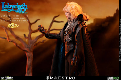 JARETH THE GOBLIN KING FIGURA 1/6 THE 13TH HOUR EDITION GOLD LABYRINTH 30 CM – KAUSTIC PLASTIK