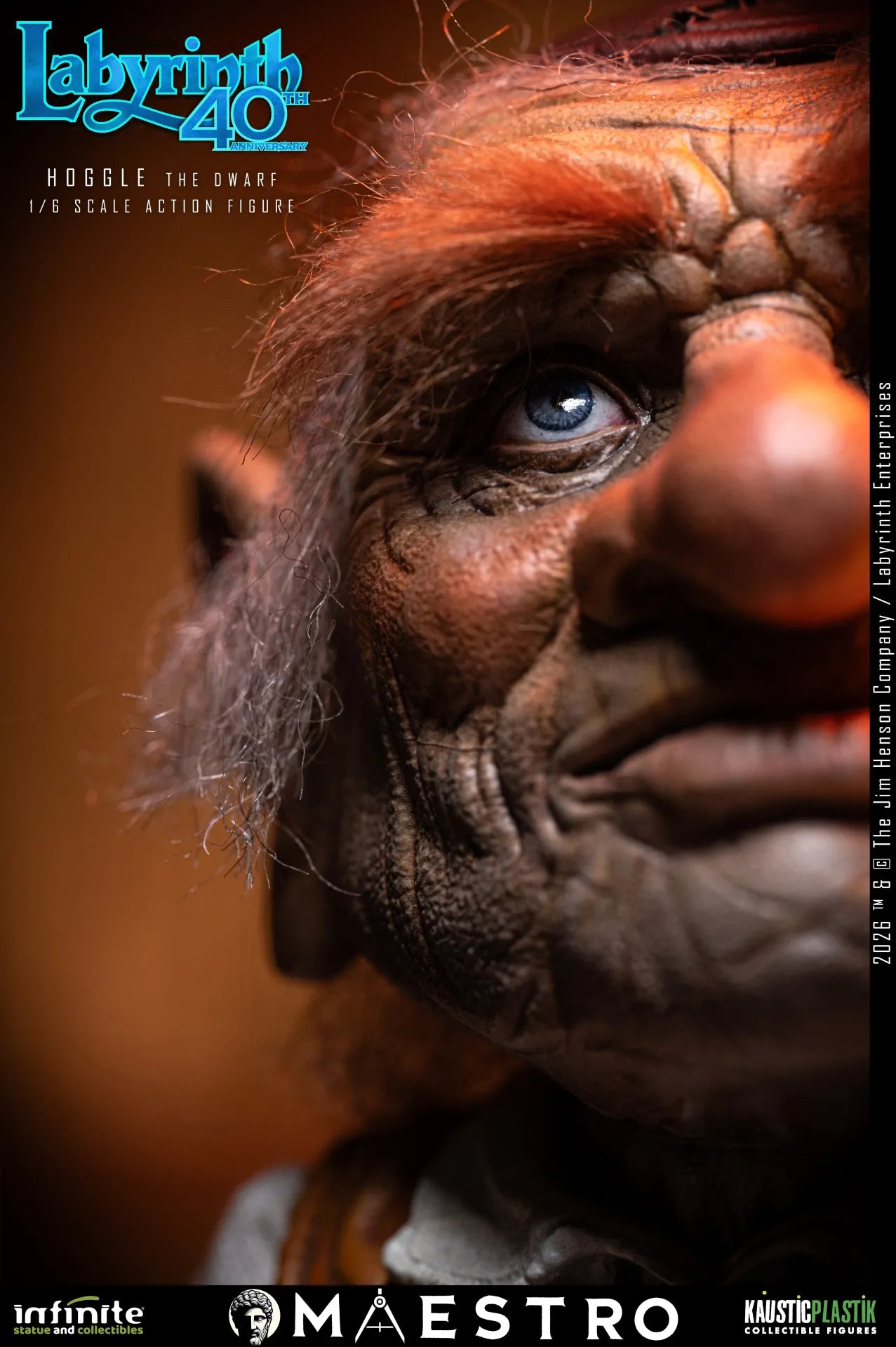 HOGGLE THE DWARF FIGURA 1/6 LABYRINTH 17 CM – KAUSTIC PLASTIK