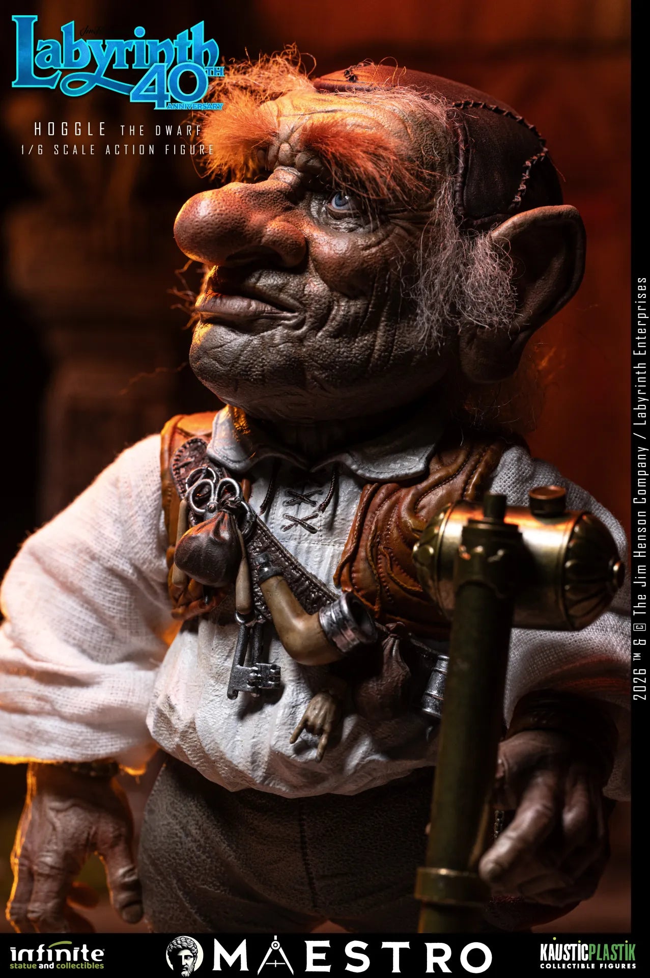 HOGGLE THE DWARF FIGURA 1/6 LABYRINTH 17 CM – KAUSTIC PLASTIK