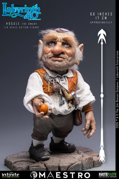 HOGGLE THE DWARF FIGURA 1/6 LABYRINTH 17 CM – KAUSTIC PLASTIK