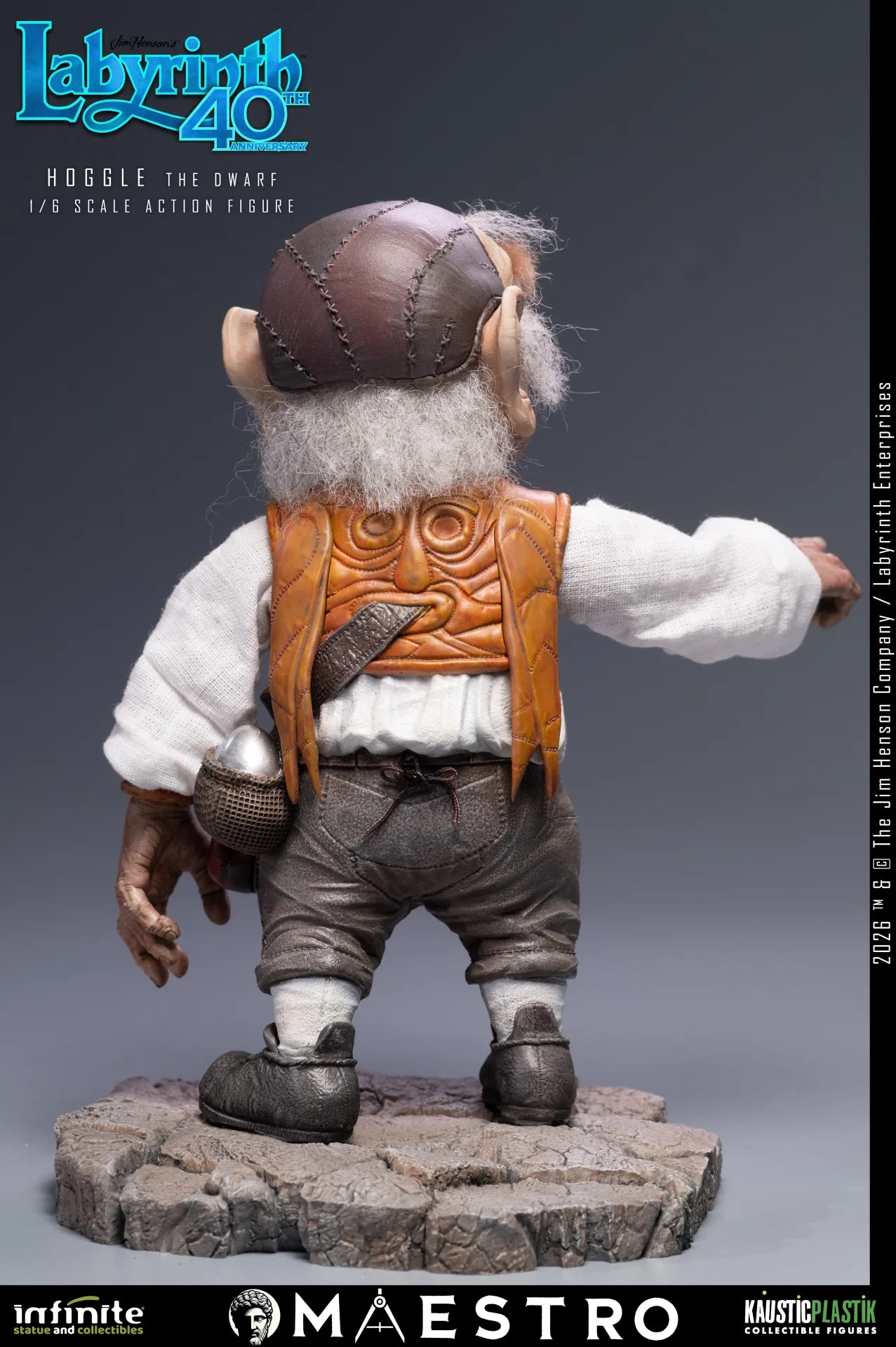 HOGGLE THE DWARF FIGURA 1/6 LABYRINTH 17 CM – KAUSTIC PLASTIK