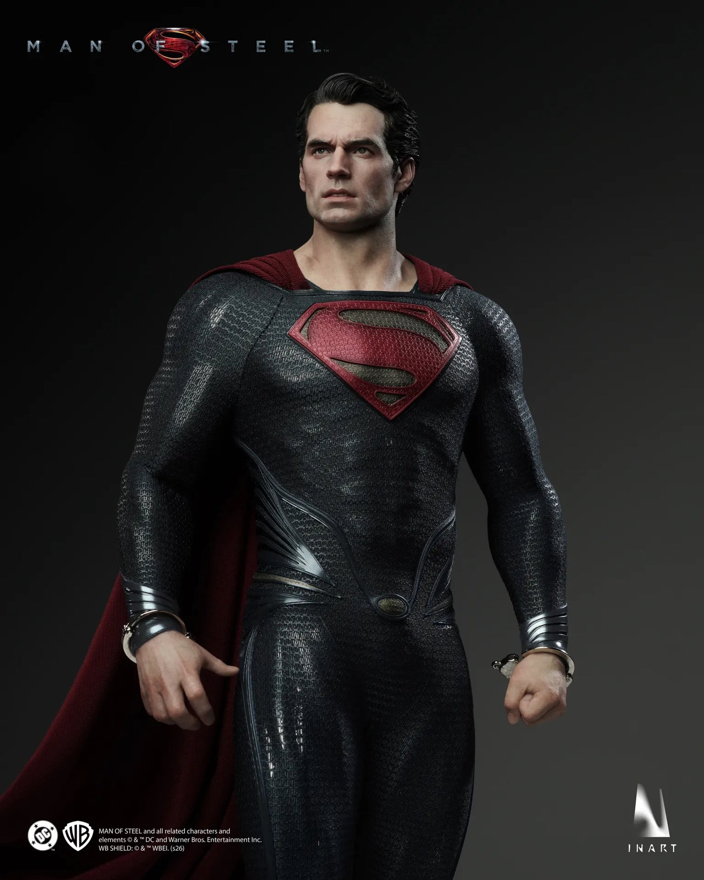 SUPERMAN FIGURA INART MAN OF STEEL 1/6 32,5 CM