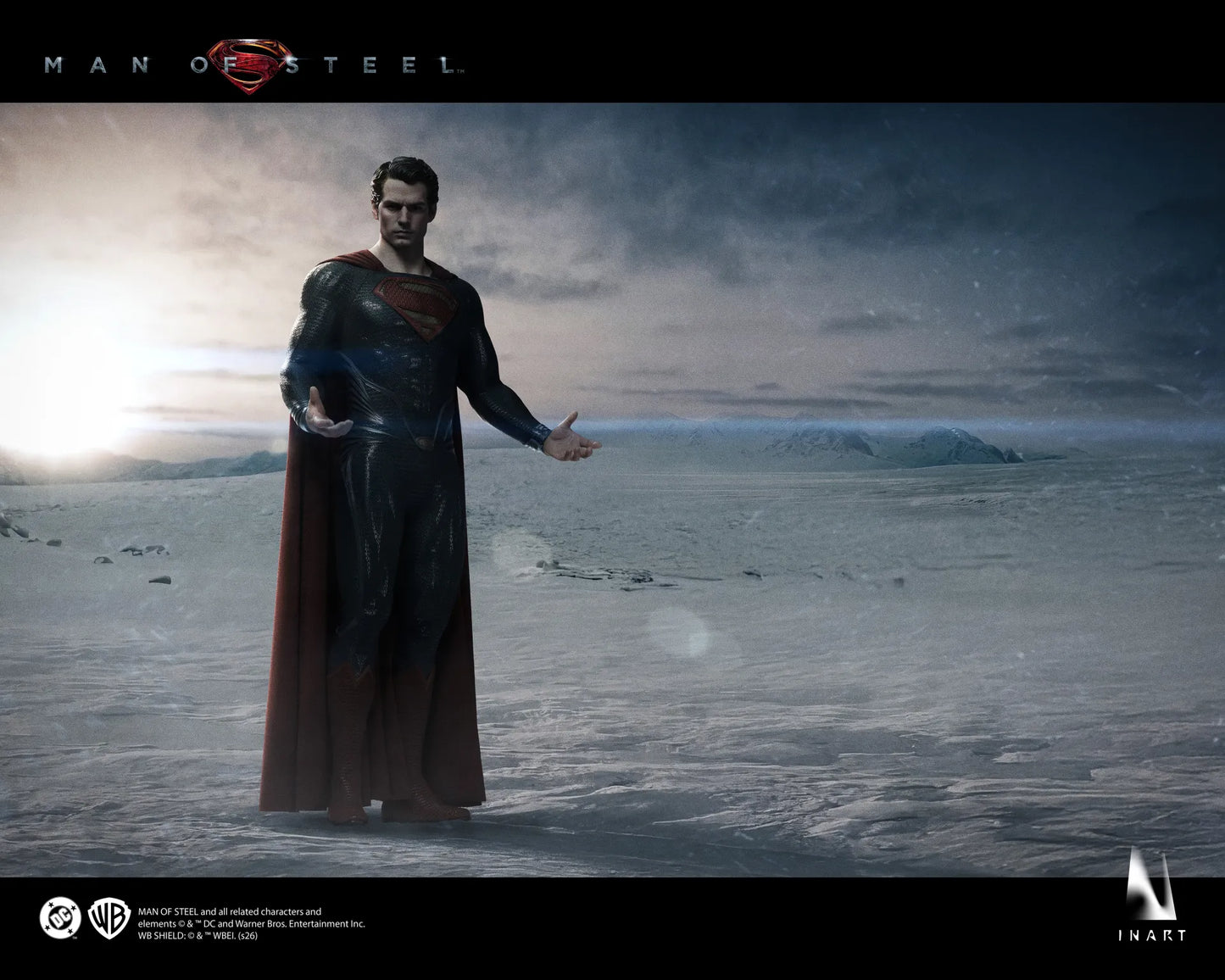 SUPERMAN FIGURA INART MAN OF STEEL 1/6 32,5 CM