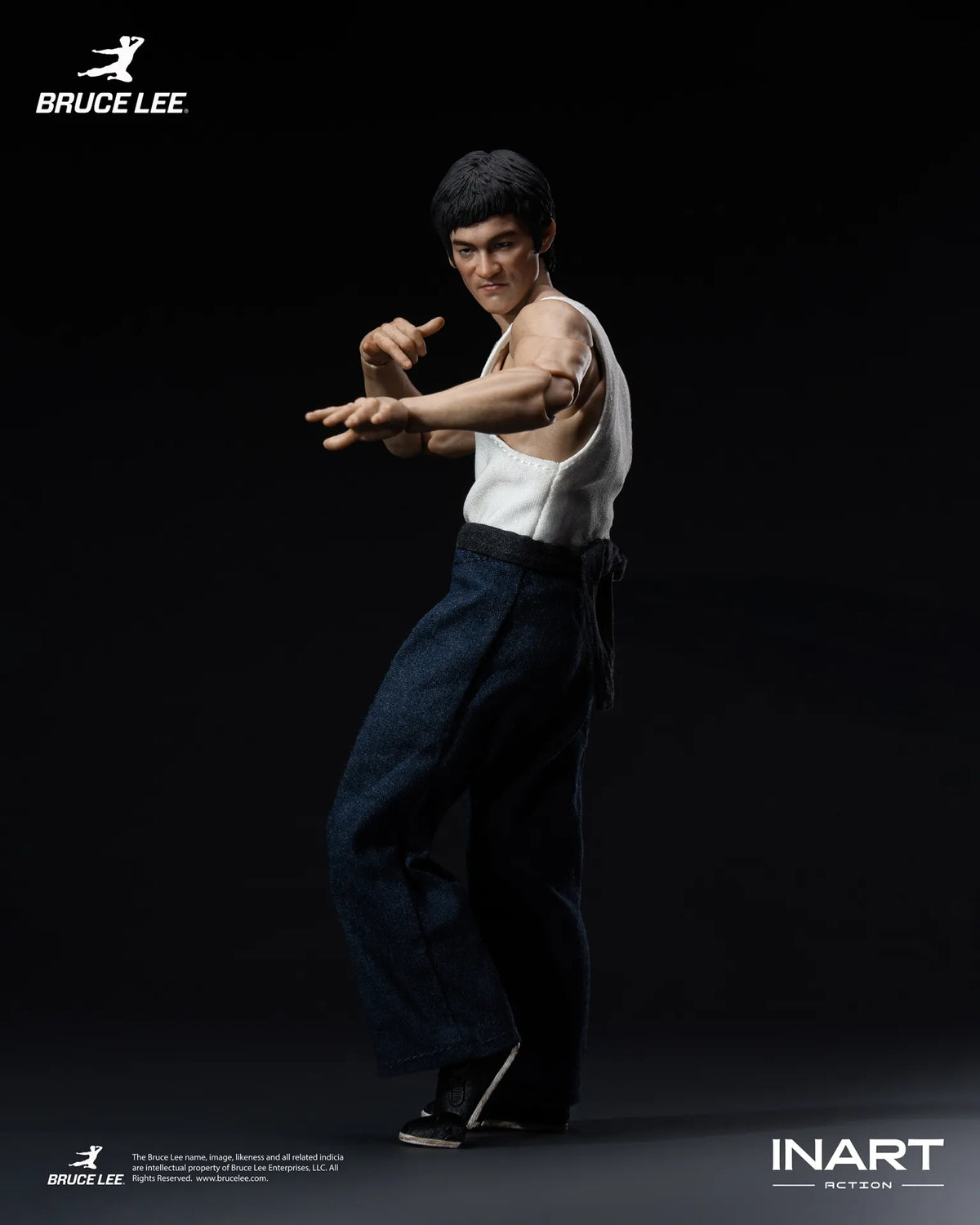 BRUCE LEE KUNG FU OUTFIT FIGURA 1/12 INART ACTION 15,5 CM