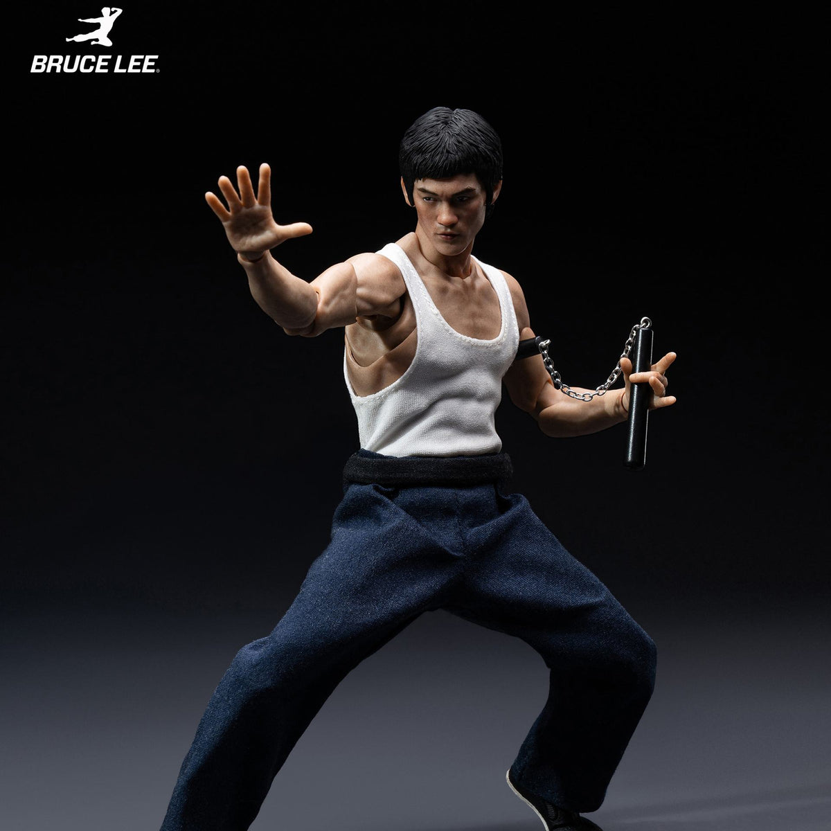 BRUCE LEE KUNG FU OUTFIT FIGURA 1/12 INART ACTION 15,5 CM