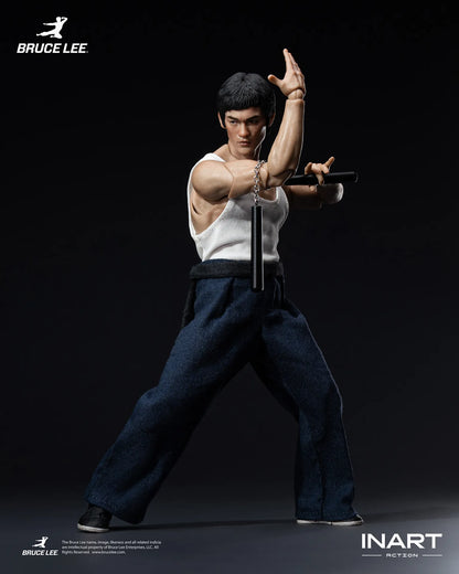 BRUCE LEE KUNG FU OUTFIT FIGURA 1/12 INART ACTION 15,5 CM