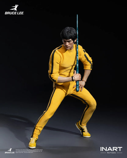 BRUCE LEE YELLOW JUMPSUIT FIGURA 1/12 INART ACTION 15,5 CM