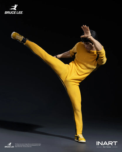 BRUCE LEE YELLOW JUMPSUIT FIGURA 1/12 INART ACTION 15,5 CM