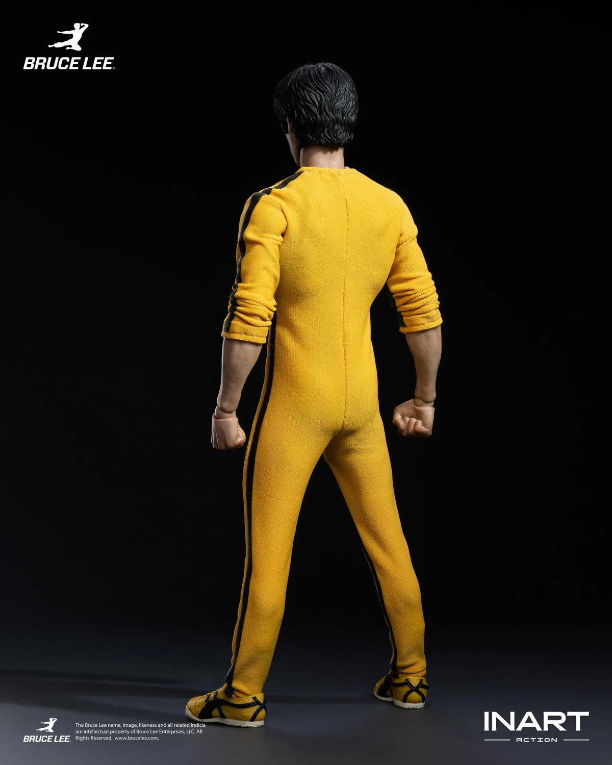 BRUCE LEE YELLOW JUMPSUIT FIGURA 1/12 INART ACTION 15,5 CM
