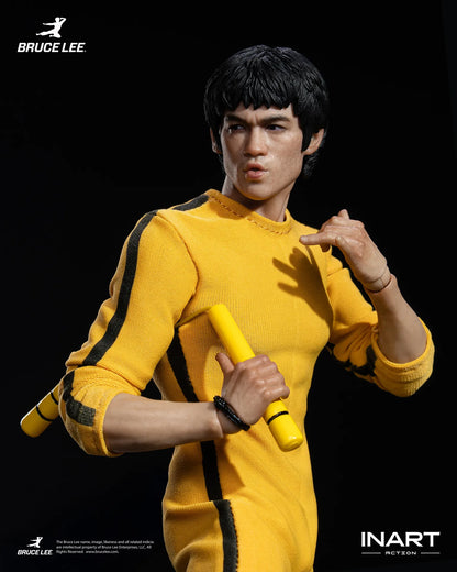 BRUCE LEE YELLOW JUMPSUIT FIGURA 1/12 INART ACTION 15,5 CM