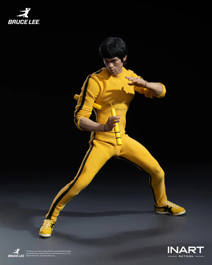 BRUCE LEE YELLOW JUMPSUIT FIGURA 1/12 INART ACTION 15,5 CM