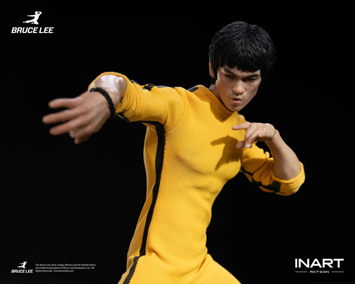 BRUCE LEE YELLOW JUMPSUIT FIGURA 1/12 INART ACTION 15,5 CM