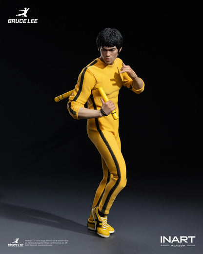 BRUCE LEE YELLOW JUMPSUIT FIGURA 1/12 INART ACTION 15,5 CM