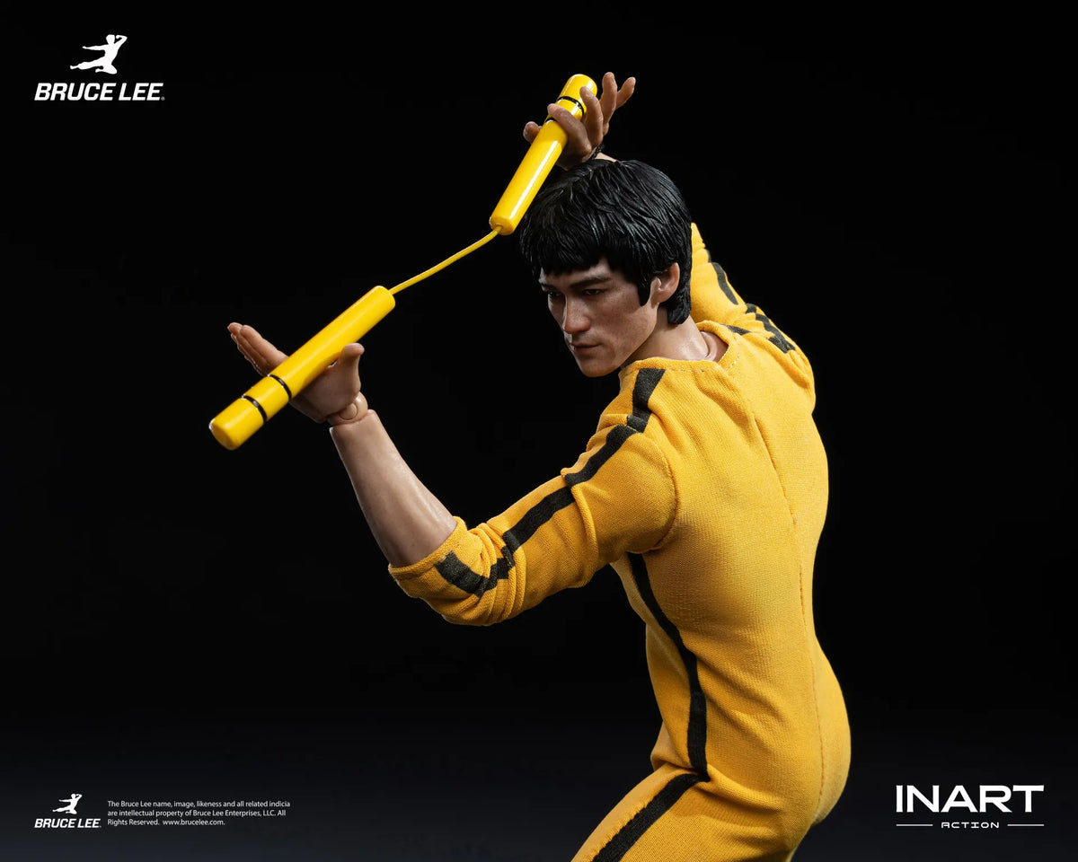BRUCE LEE YELLOW JUMPSUIT FIGURA 1/12 INART ACTION 15,5 CM