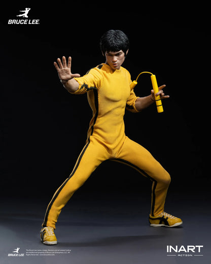 BRUCE LEE YELLOW JUMPSUIT FIGURA 1/12 INART ACTION 15,5 CM