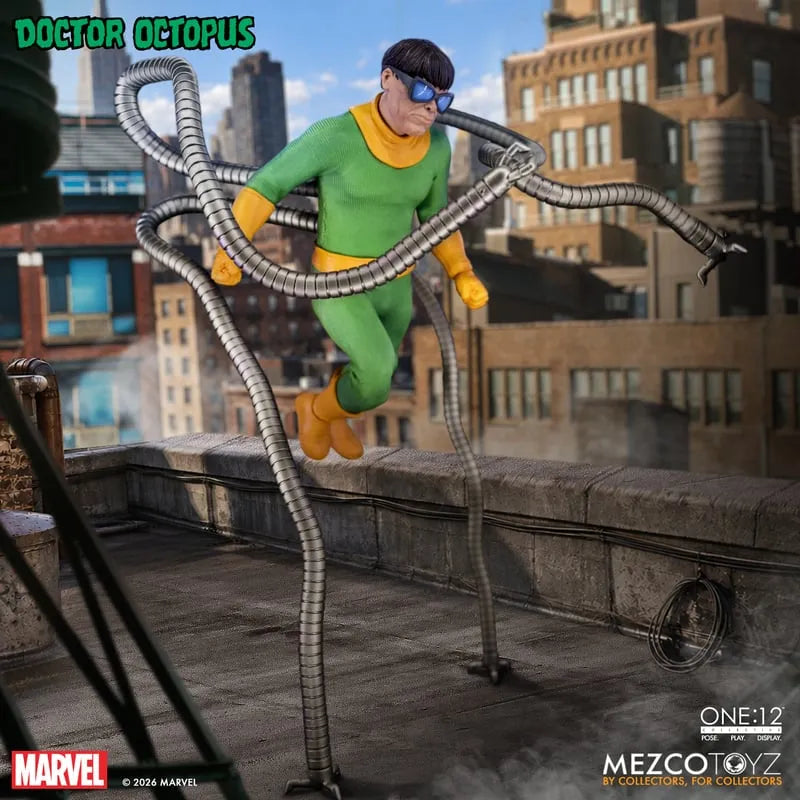 DOCTOR OCTOPUS MARVEL SPIDER-MAN ONE:12 COLLECTIVE FIGURA 16 CM MEZCO TOYS