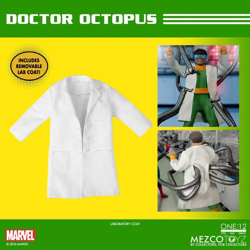 DOCTOR OCTOPUS MARVEL SPIDER-MAN ONE:12 COLLECTIVE FIGURA 16 CM MEZCO TOYS