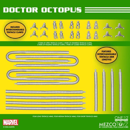 DOCTOR OCTOPUS MARVEL SPIDER-MAN ONE:12 COLLECTIVE FIGURA 16 CM MEZCO TOYS