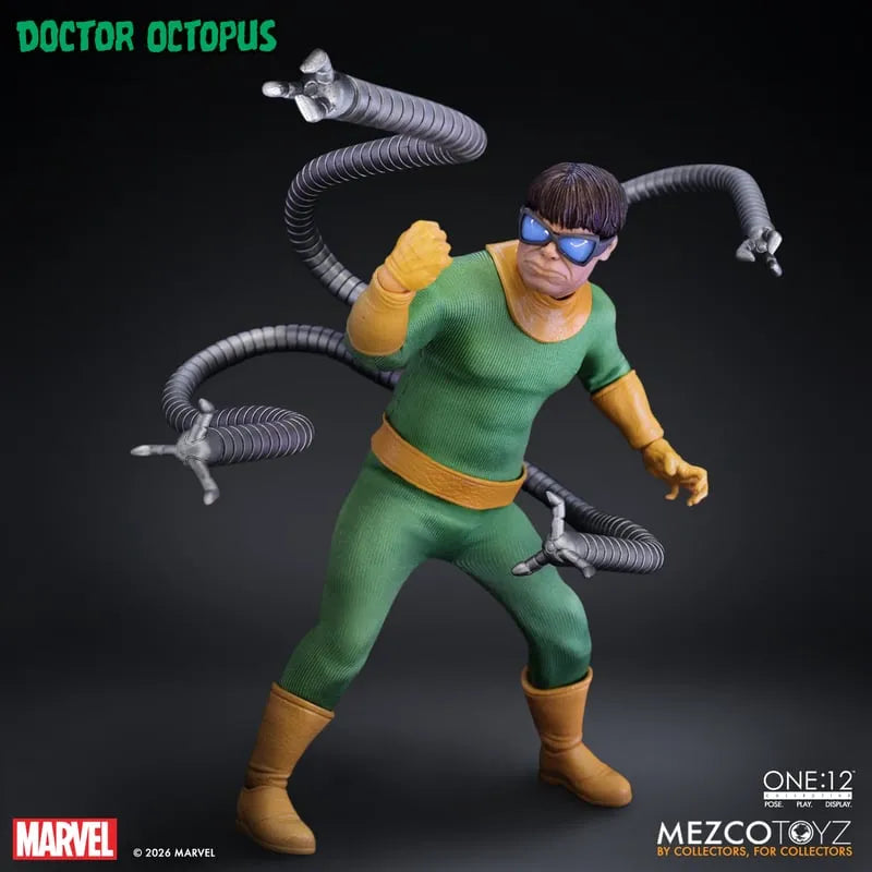 DOCTOR OCTOPUS MARVEL SPIDER-MAN ONE:12 COLLECTIVE FIGURA 16 CM MEZCO TOYS
