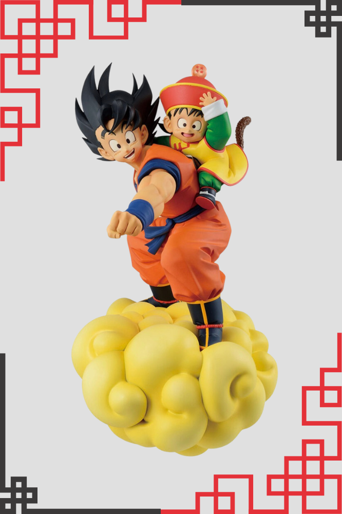 SON GOKU & SON GOHAN – FIGURA SPIRIT OF THE SAIYAN 21 CM (ICHIBANSO – DRAGON BALL