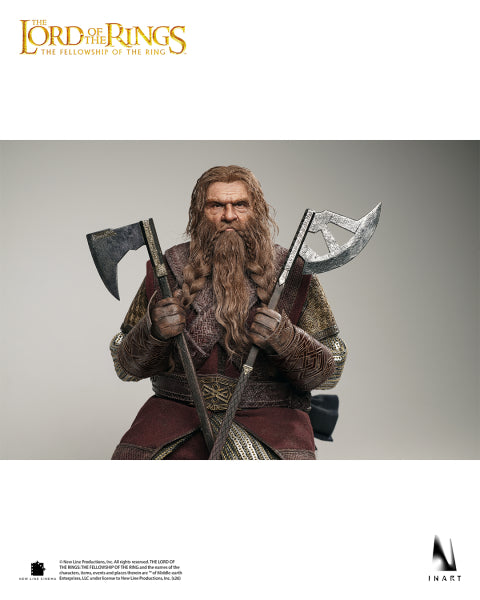 GIMLI INART EL SEÑOR DE LOS ANILLOS FIGURA 1/6 29 CM