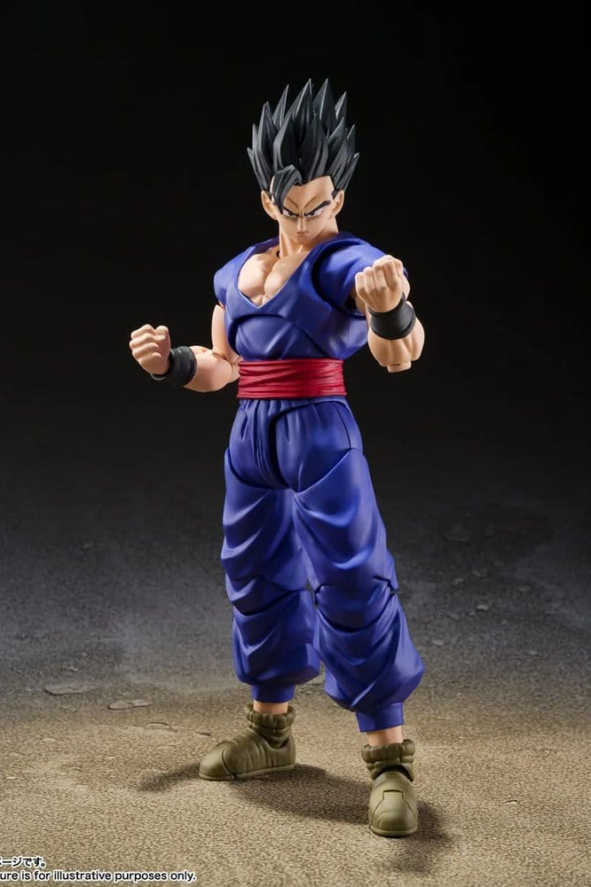 GOHAN ULTIMATE S.H.FIGUARTS FIGURA DRAGON BALL SUPER HERO 14 CM