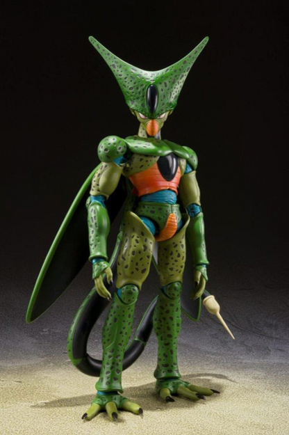 CELL PRIMERA FORMA – FIGURA 17 CM (S.H. FIGUARTS – DRAGON BALL Z REISSUE)