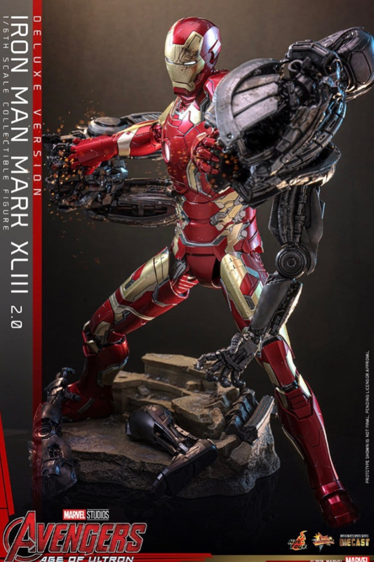 IRON MAN MARK XLIII (2.0) DELUXE VERSION – (HOT TOYS – AVENGERS: AGE OF ULTRON)