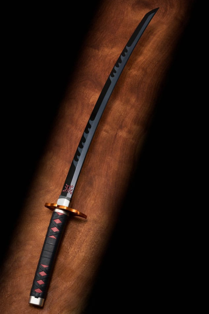 DEMON SLAYER: KIMETSU NO YAIBA RÉPLICA PROPLICA 1/1 ESPADA NICHIRIN (TANJIRO KAMADO) KYOJURO RENGOKU'S SWORD GUARD VER. 88 CM