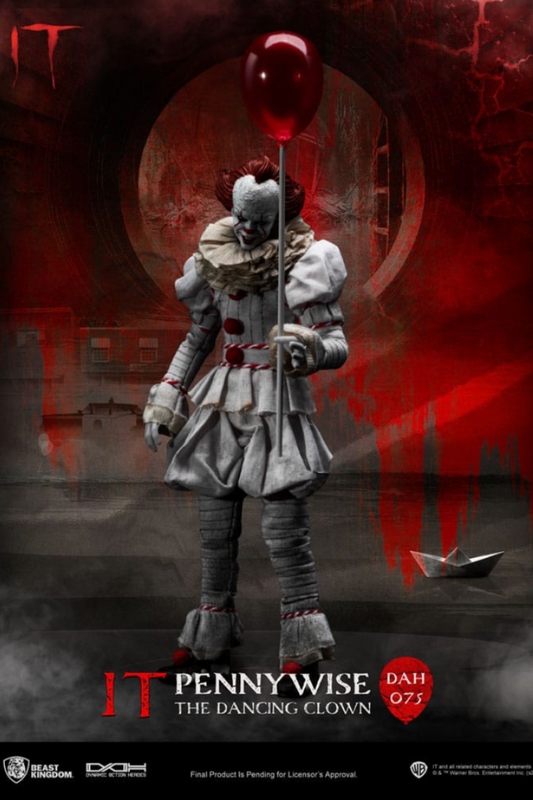 PENNYWISE – FIGURA 21 CM – BEAST KINGDOM – ESCALA 1/9 – STEPHEN KING’S IT