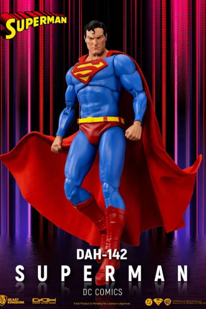 SUPERMAN DC COMICS – FIGURA 20 CM – BEAST KINGDOM – ESCALA 1/9 – DC COMICS