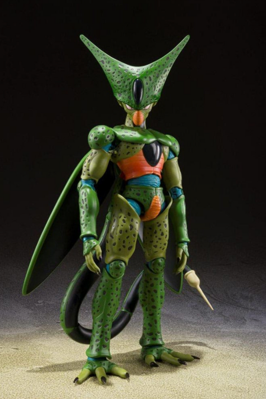 CELL PRIMERA FORMA – FIGURA 17 CM (S.H. FIGUARTS – DRAGON BALL Z REISSUE)