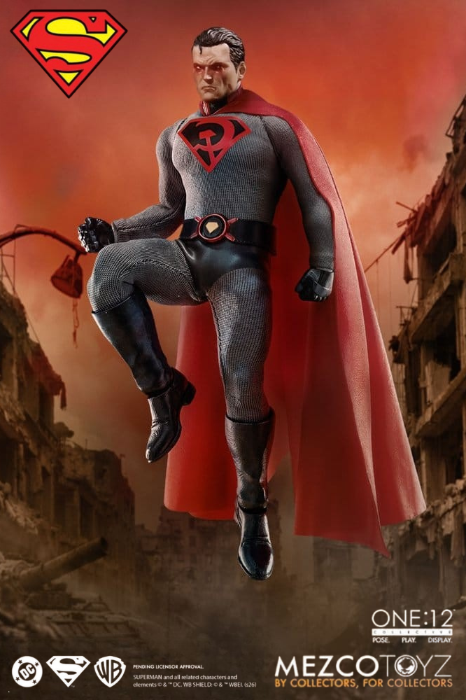 SUPERMAN RED SON FIGURA 1/12 ONE:12 COLLECTIVE 17 CM MEZCO TOYZ