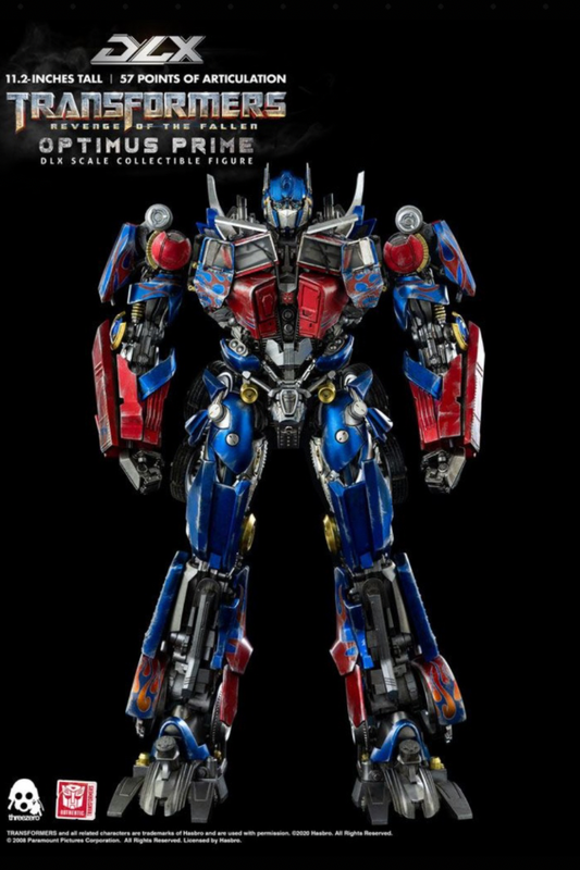 TRANSFORMERS: REVENGE OF THE FALLEN – FIGURA DLX OPTIMUS PRIME 28 CM (THREEZERO)