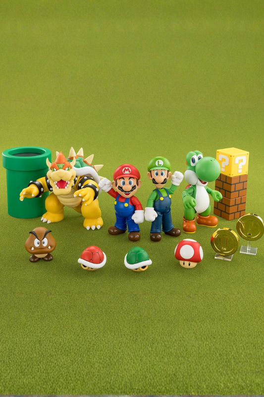 SUPER MARIO – PACK COMPLETO S.H. FIGUARTS TAMASHII NATIONS
