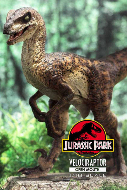 VELOCIRAPTOR OPEN MOUTH – ESTATUA 1/10 (PRIME 1 STUDIO – JURASSIC PARK)
