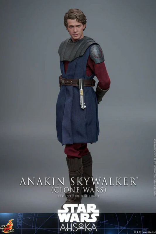 ANAKIN SKYWALKER STAR WARS 31 CM  - THE CLONE WARS - FIGURA 1/6 - HOT TOYS