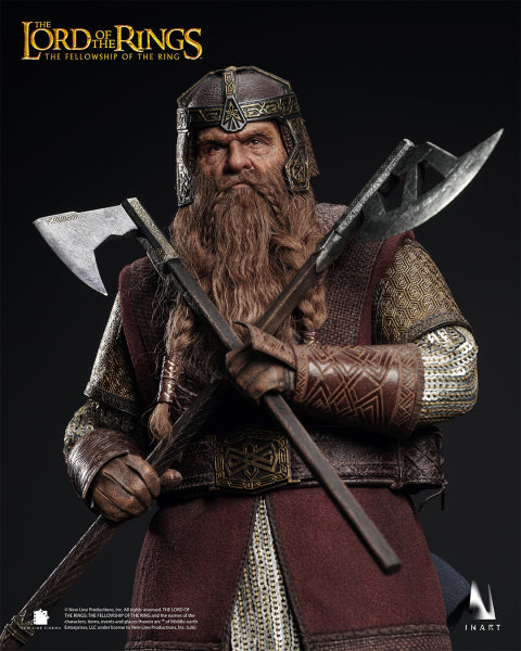 GIMLI INART EL SEÑOR DE LOS ANILLOS FIGURA 1/6 29 CM